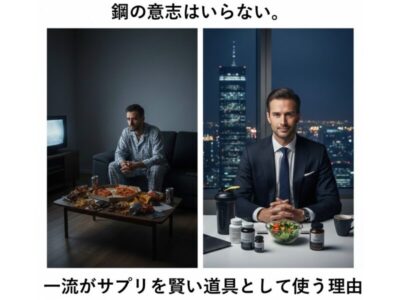 一流がサプリメントを「合理的な道具」として選ぶ理由のアイキャッチ画像